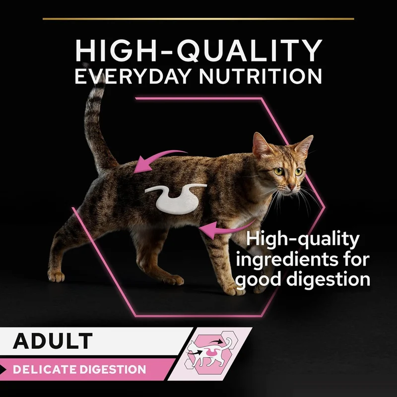 Purina Pro Plan Delicate Digestion Turkey in Gravy Wet Cat Food 85G - Pack of 10