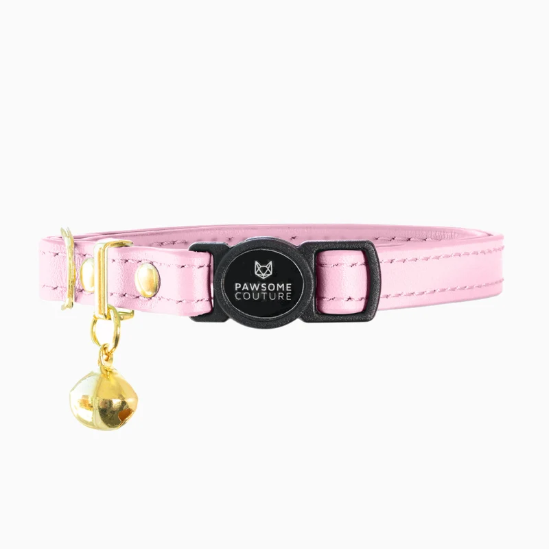 Luxury Leather Cat Collars