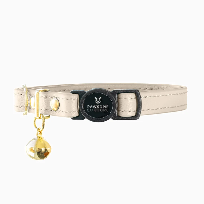 Luxury Leather Cat Collars