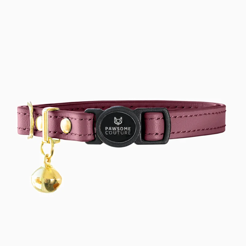 Luxury Leather Cat Collars