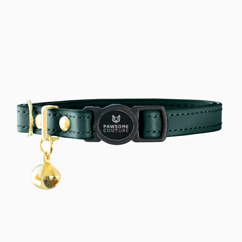 Luxury Leather Cat Collars