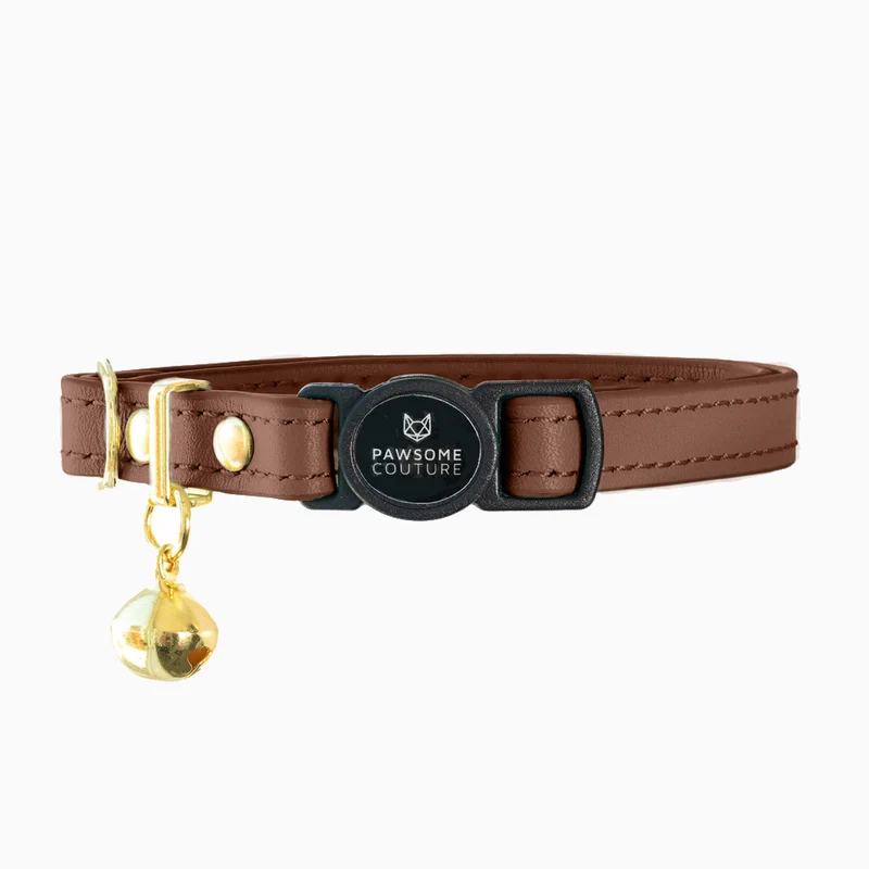 Luxury Leather Cat Collars