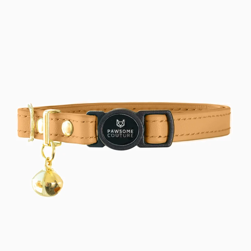 Luxury Leather Cat Collars