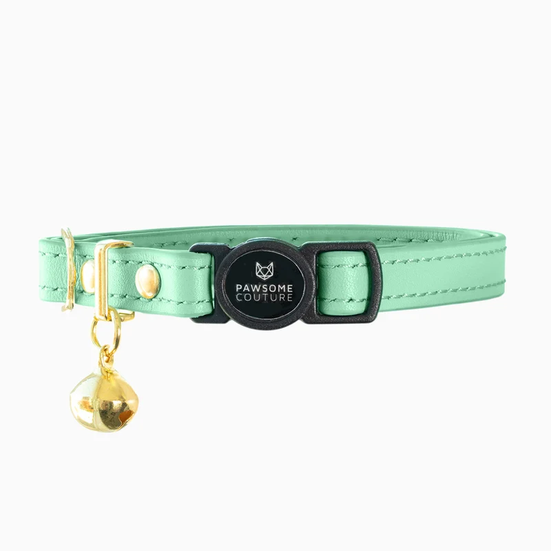 Luxury Leather Cat Collars