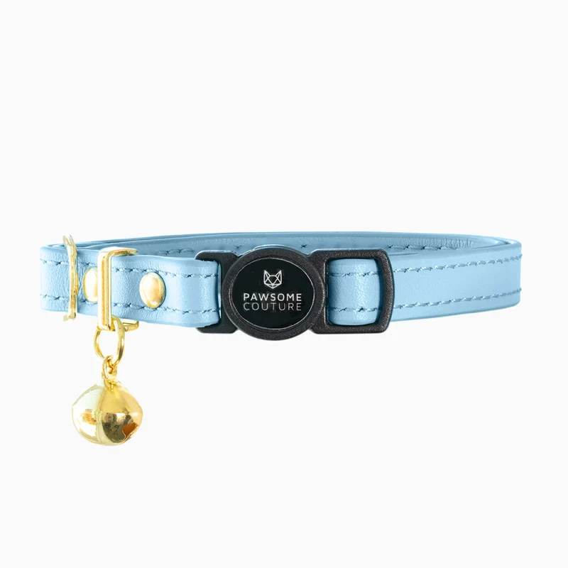 Luxury Leather Cat Collars