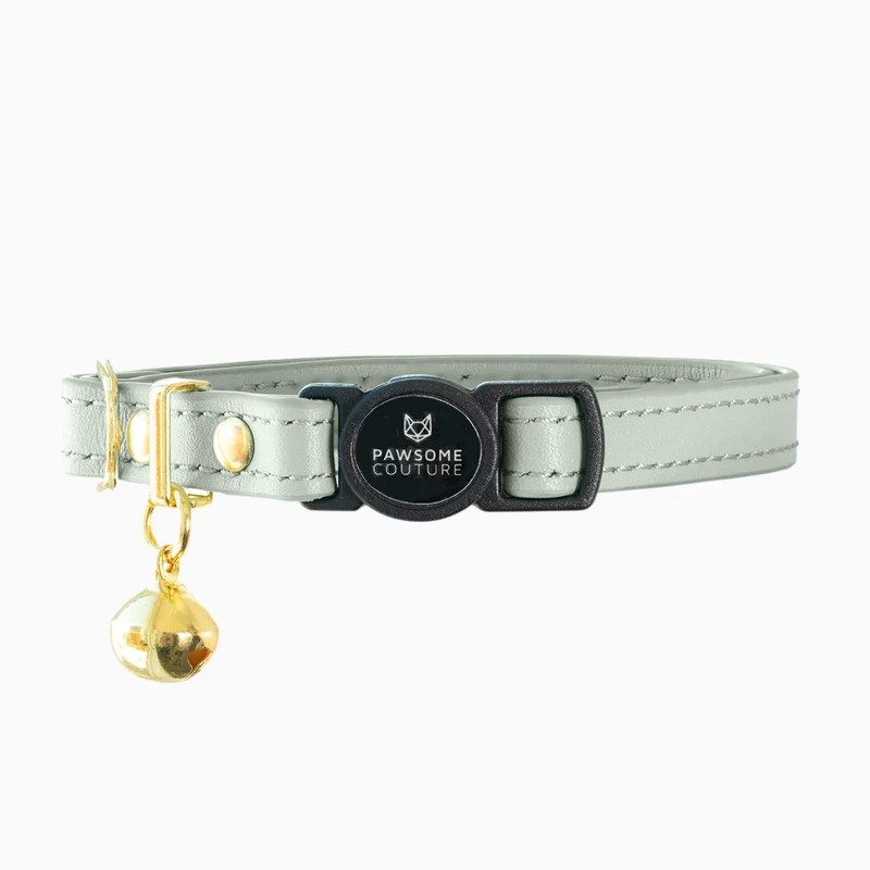 Luxury Leather Cat Collars
