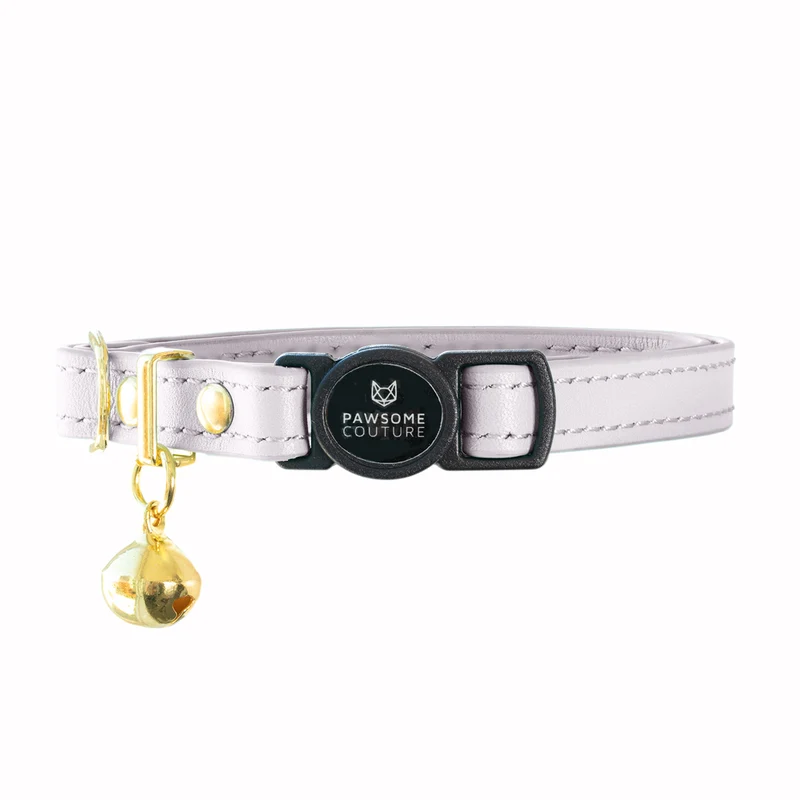 Luxury Leather Cat Collars