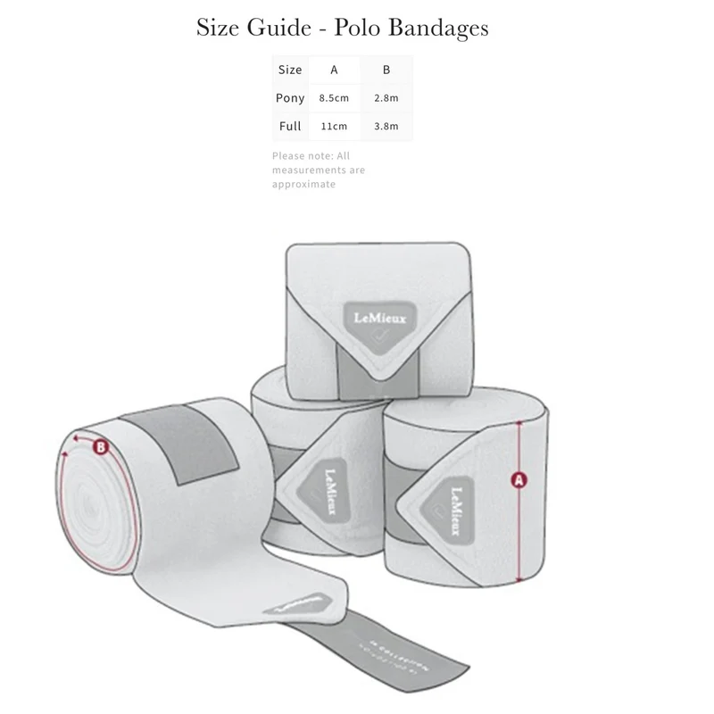 LeMieux Bandage – „Loire Polo“ – Schwarz