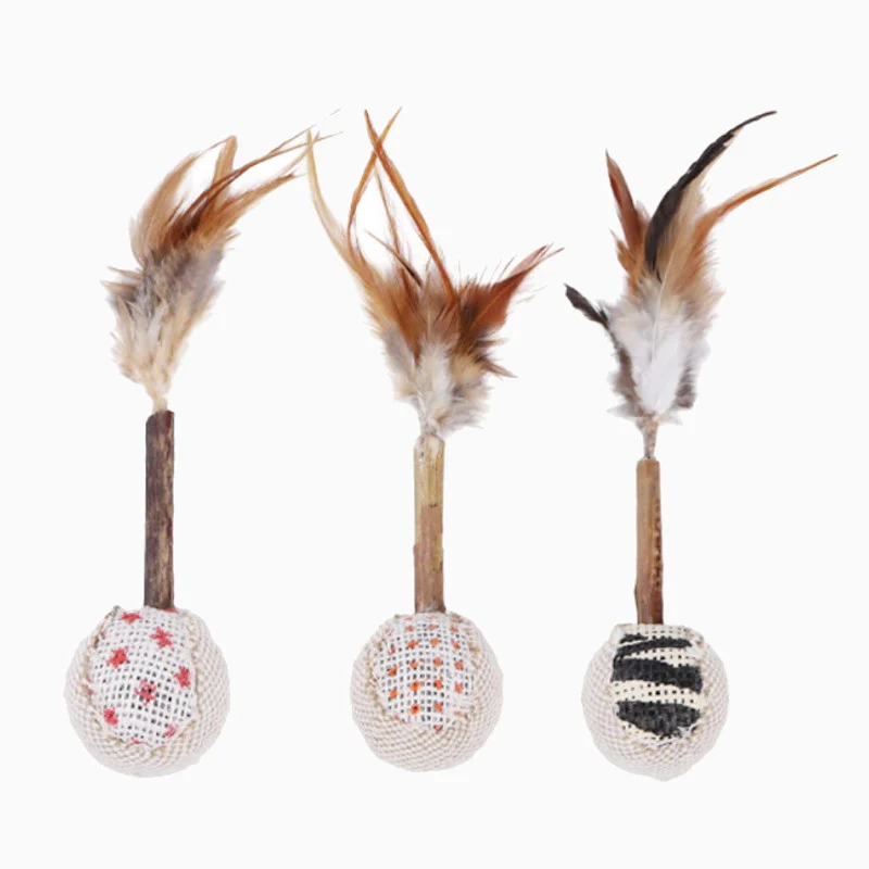 Catnip Feather Sticks