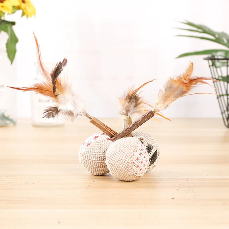 Catnip Feather Sticks