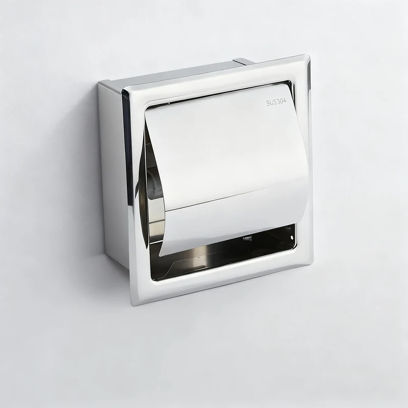 Edelstahl-Toilettenpapierhalter für Wand