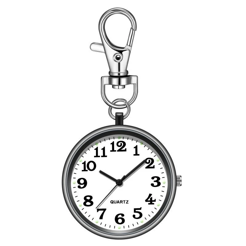 Taschenuhr mit Zeigern, 40 mm Durchmesser