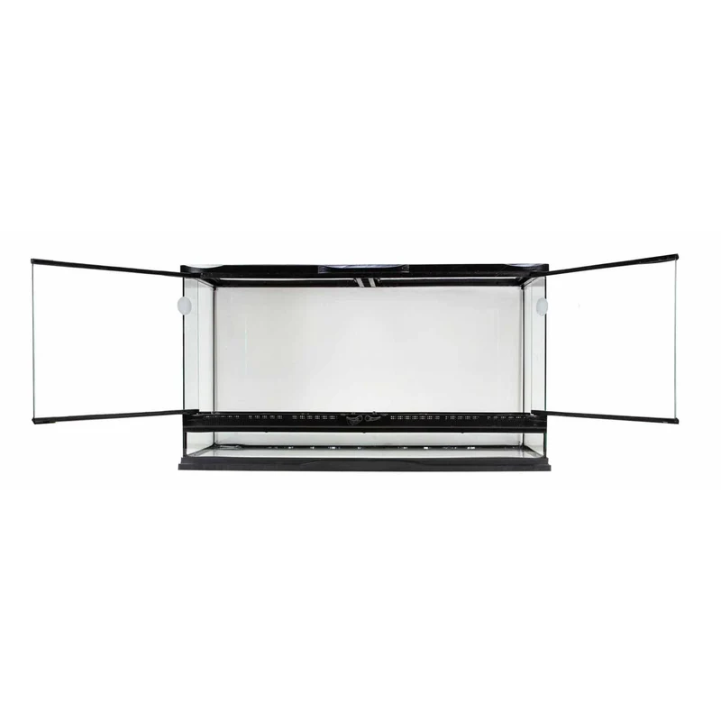 Zoo Med Naturalistic Terrarium Double Door NT-25DW Glass Terrarium for Reptiles 25 Gallon 30x12x16in