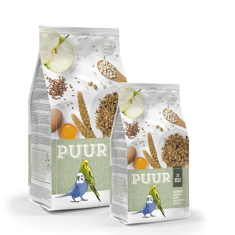 Witte Molen Puur Budgie Gourmet Seed Mix Bird Food 2KG