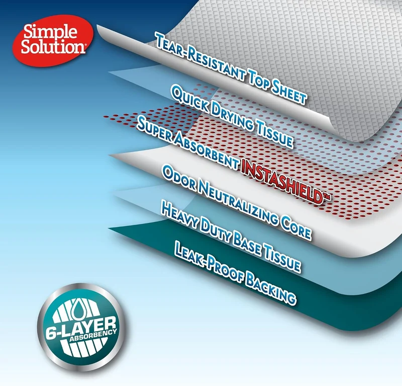 Simple Solution Premium Training Pads for Dogs & Puppies 56 Pads