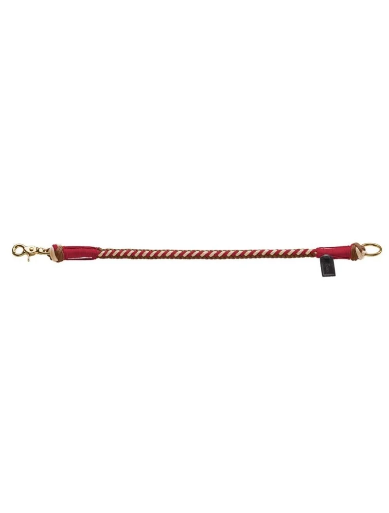 Hunter Tinnum-Halsband – Rot/Beige