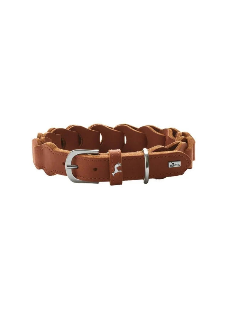 Hunter Solid Education-Kettenhalskette – Cognac / 50
