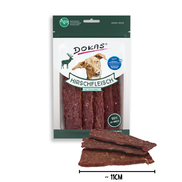 Dokas Hirschfleisch getrocknet