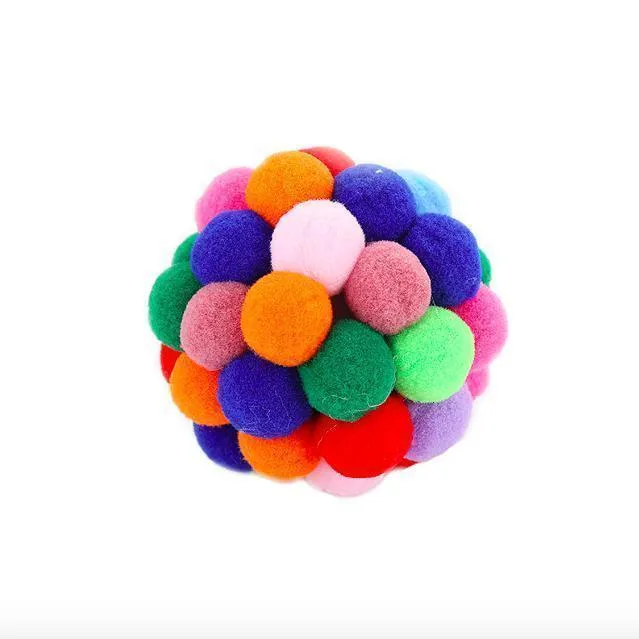 Colorful Catnip Bouncy Ball