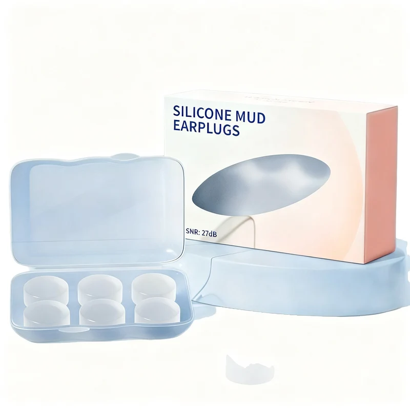 Silikon-Ohrstöpsel zum Schlafen und gegen Lärm