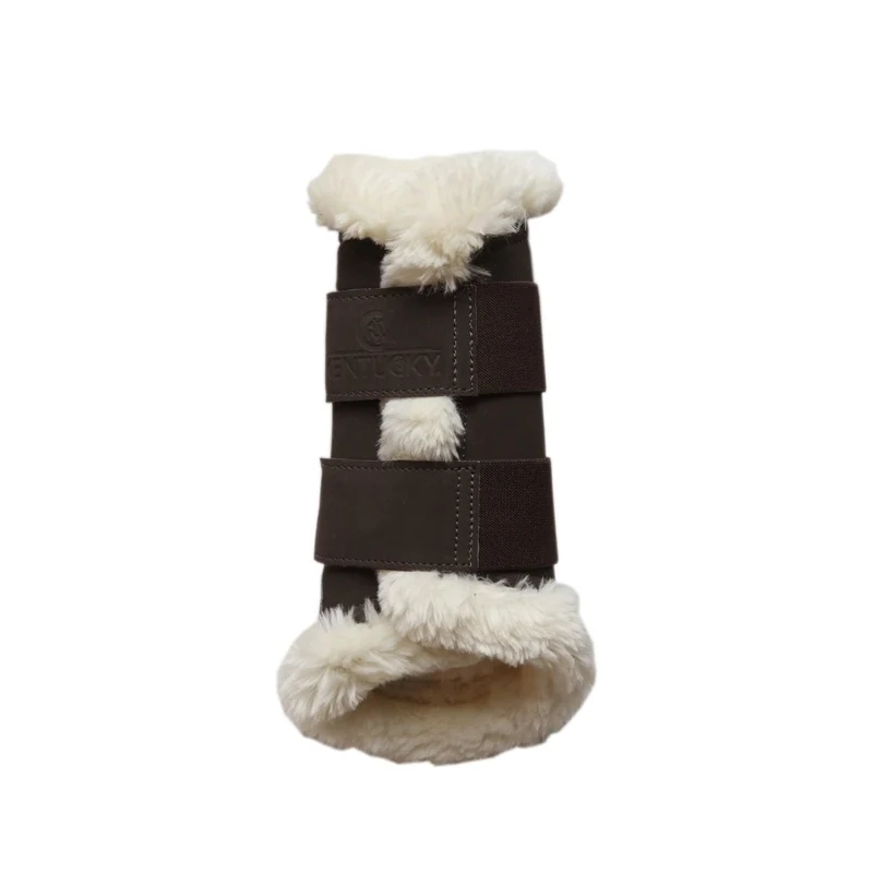 Kentucky Horsewear - Dressurgamaschen mit Lamm - Braun
