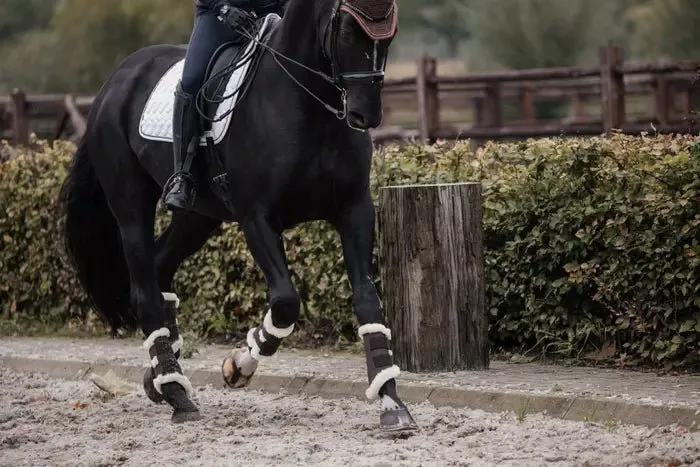 Kentucky Horsewear - Dressurgamaschen mit Lamm - Braun