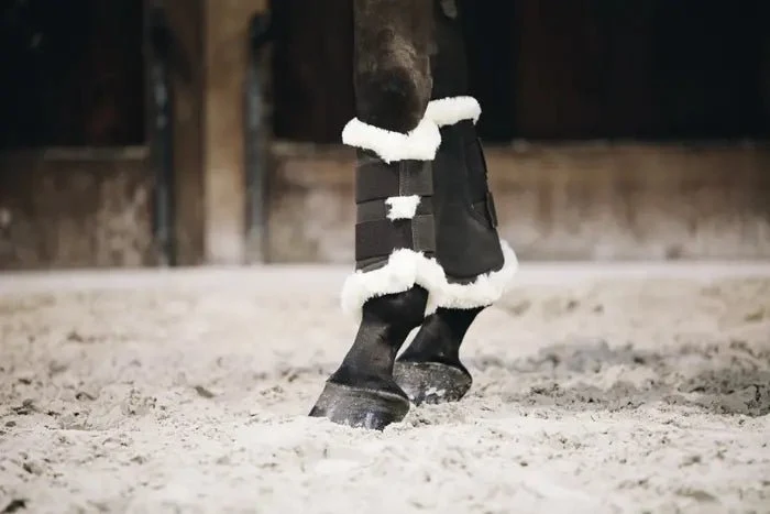 Kentucky Horsewear - Dressurgamaschen mit Lamm - Braun