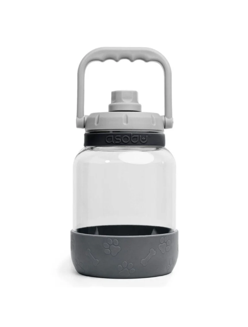 Asobu The Barkely Wasserflasche mit Schale - Grau