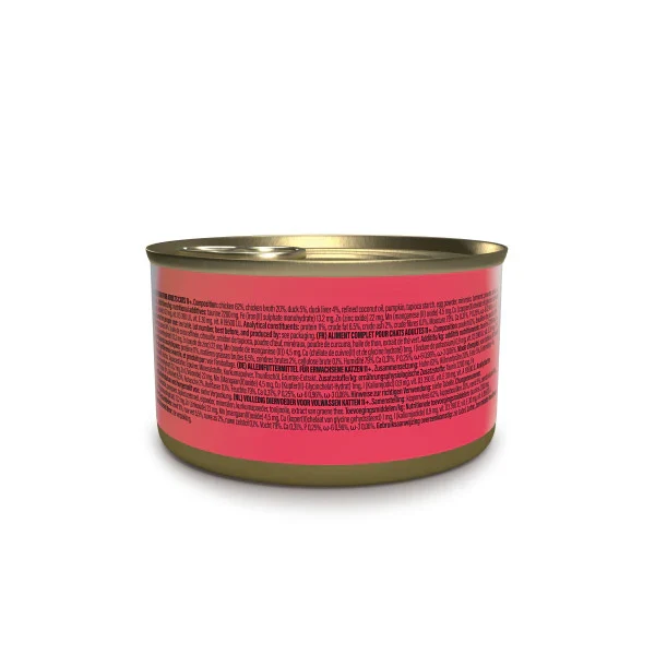 Schesir Silver Mousse & Fillets Wholefood Chicken With Duck Senior Wet Cat Food 70G