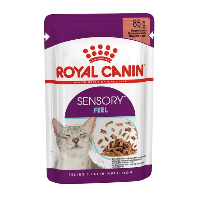 Royal Canin Feline Health Nutrition Sensory Feel Gravy Cat Wet Food 85G