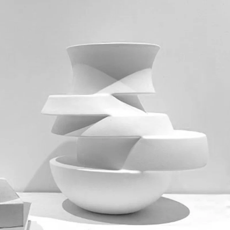 Moderne Architektonische Dekorative Vase