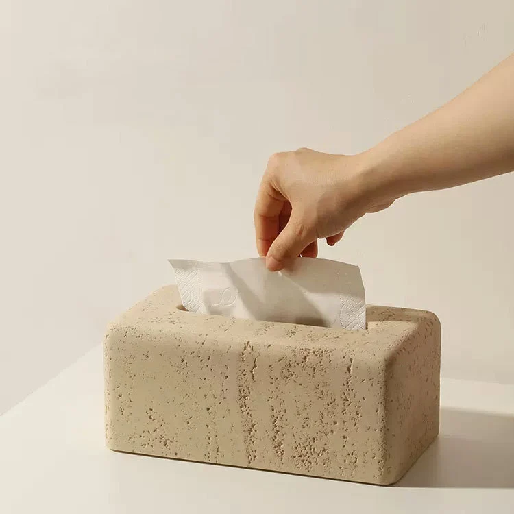 Minimalistischer Desktop-Taschentuchboxhalter