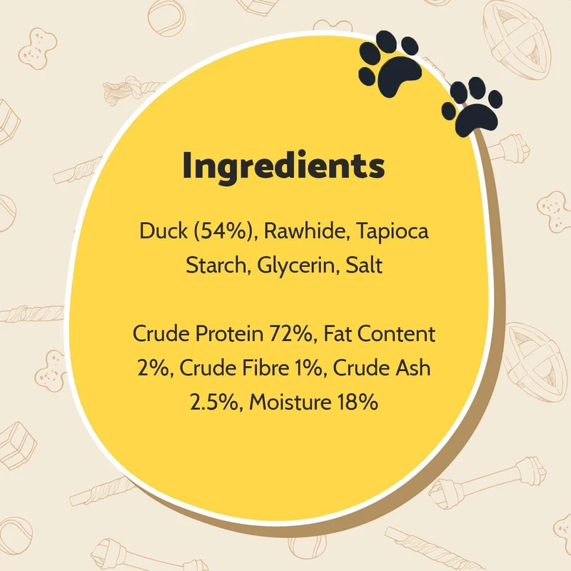 Armitage Good Boy Chewy Duck Twists Dog Treats 90G
