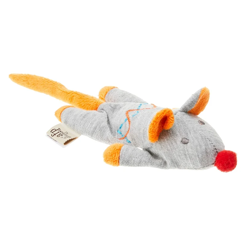 All For Paws Kitty Jumbo Mouse Plush Cat Toy Grey 20x8x4.5cm