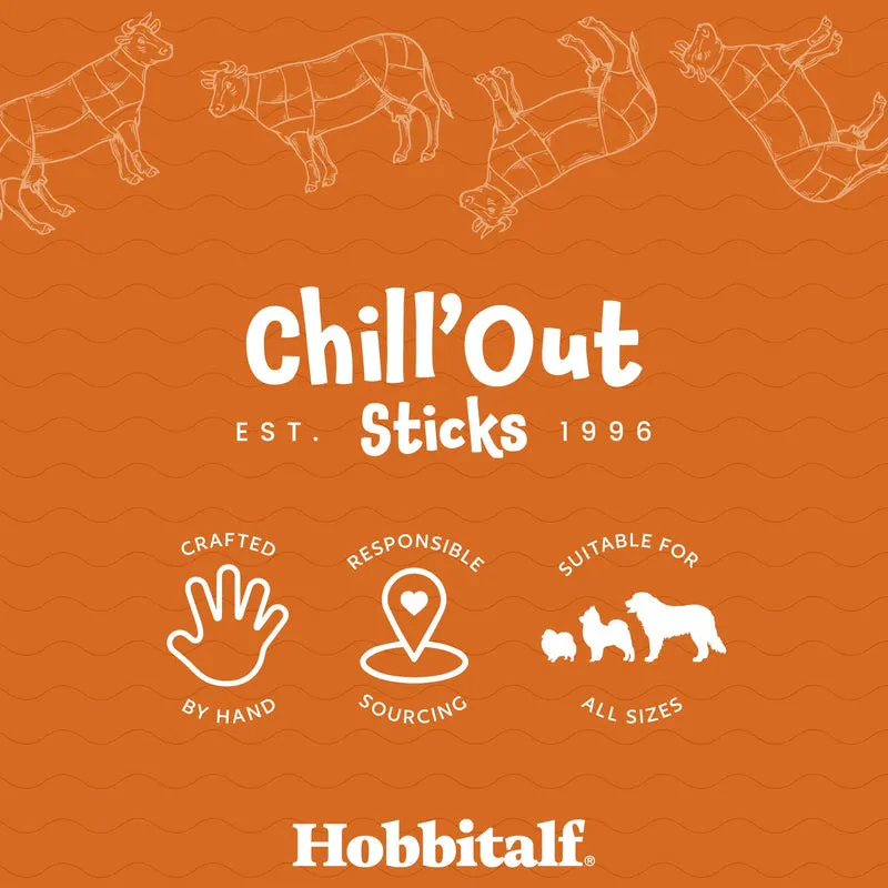 Hobbitalf Air-Dried Extra Braided Pig Pizzle Dog Chew Treats 30CM