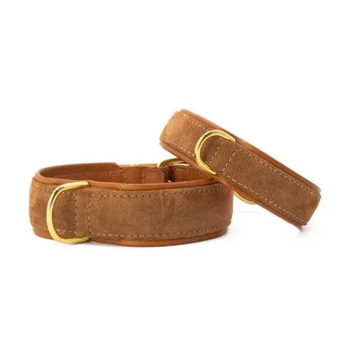 Maulhalsband Classic Exclusive - Cognac/ Gold