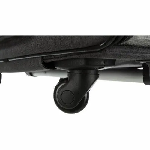 Trolley aus Nylon - 34×43×67 cm - Schwarz/Grau