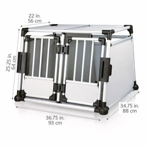 Trixie Transportkäfig doppelt, Aluminium, 93 × 64 × 88 cm