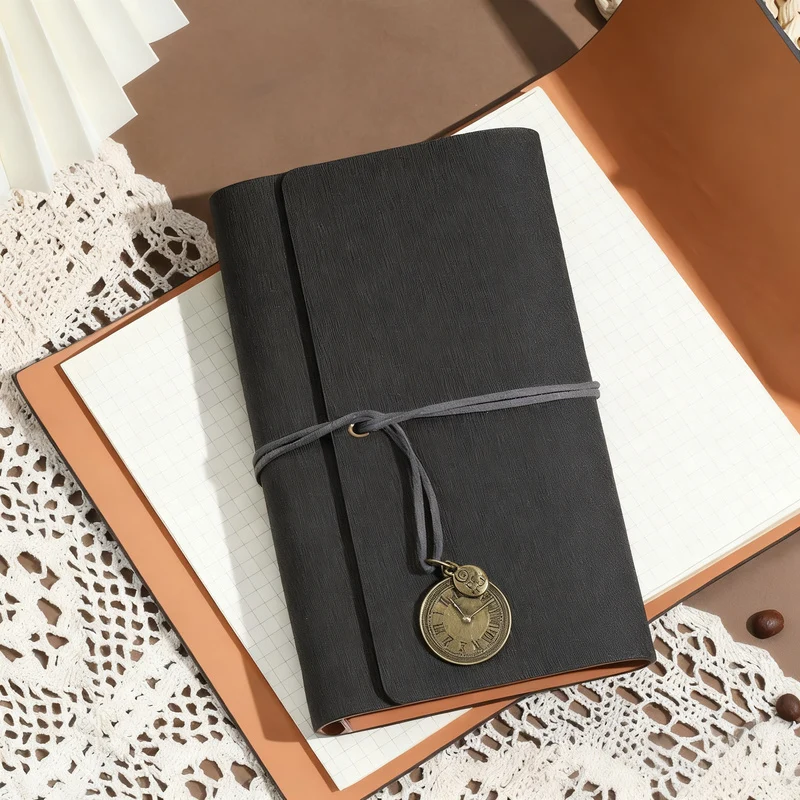 Notizbuch A6, Kunstleder, 80g Papier