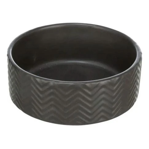 Trixie Schale, Keramik, 0,4 l/ø 13 cm, schwarz
