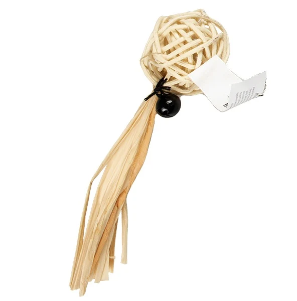 D&D Home Rattan Ball Natural Cat Toy 4x14x4cm