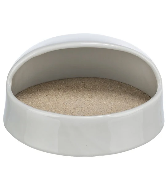 Trixie Ceramic Sand Bath for Small Pets 20X10X16CM