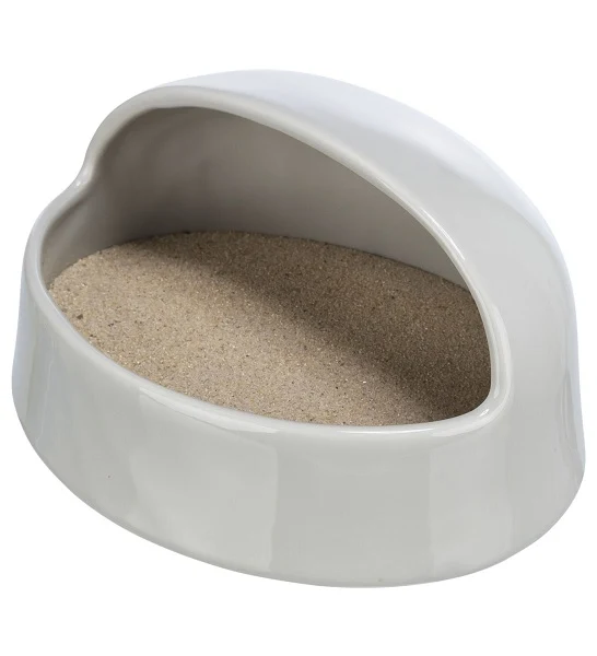 Trixie Ceramic Sand Bath for Small Pets 20X10X16CM