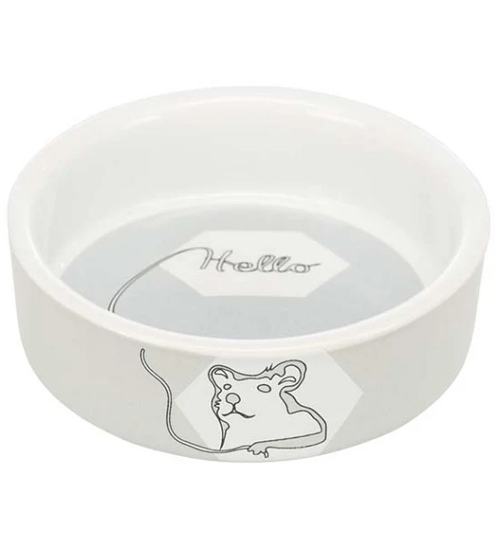 Trixie Comic Hamster Ceramic Bowl for Small Pets