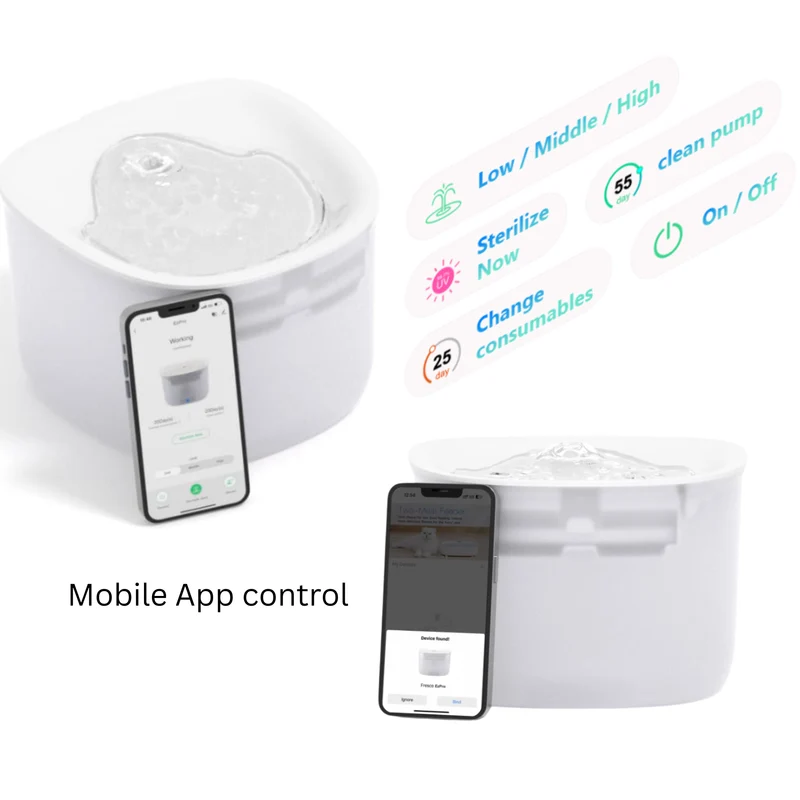 Petoneer WF005 Fresco EzGo Smart Cat Water Fountain W/ WiFi 2L