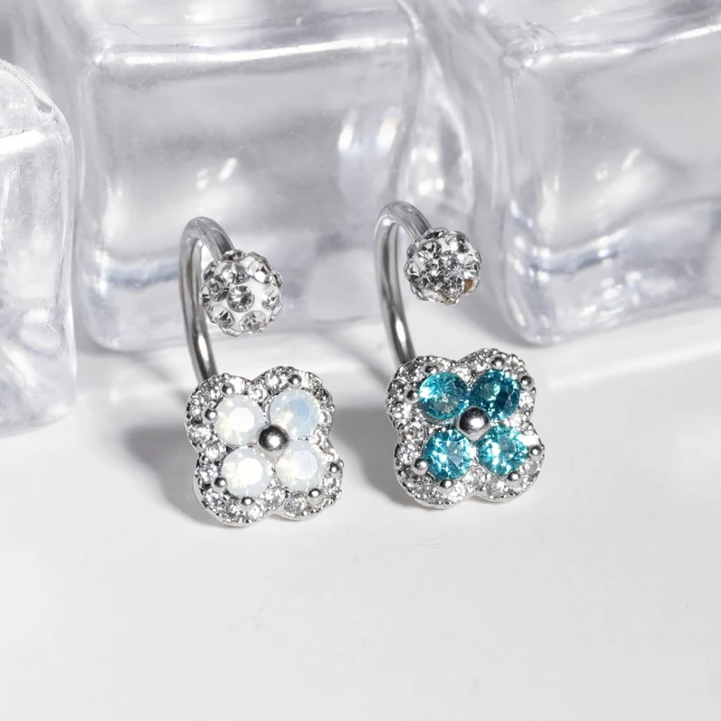 Lippenstecker Edelstahl mit Strass, verschiedene Größen