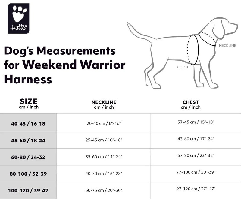 Hurtta Weekend Warrior ECO Geschirr – Hecke