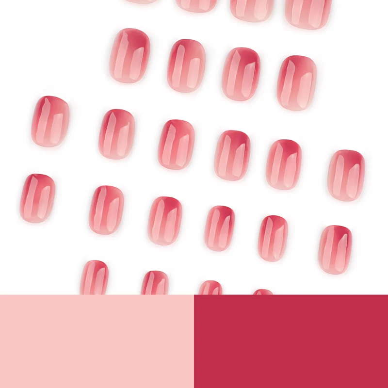 Elegante Nagelverlängerungen mit natürlichem Glanz Karnz