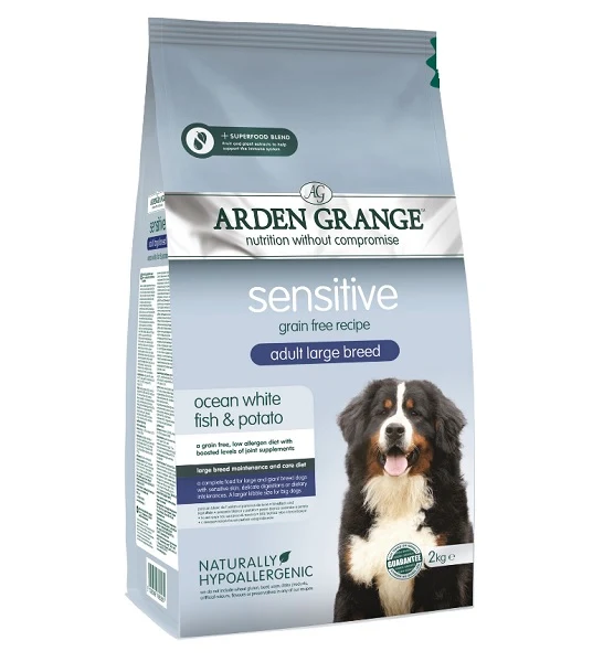 Arden Grange Sensitive Adult Large Breed Dry Dog Food 12KG