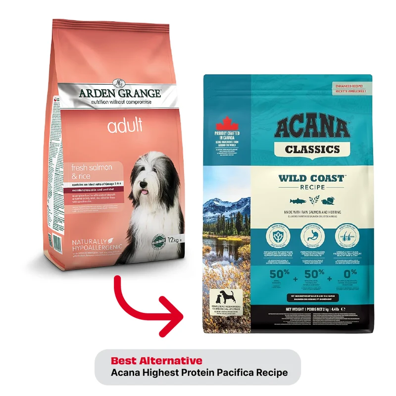 Arden Grange Adult Fresh Salmon & Rice Dry Dog Food